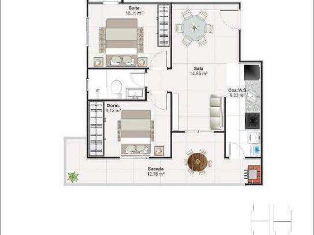 Apartamento para Venda em Praia Grande - 4