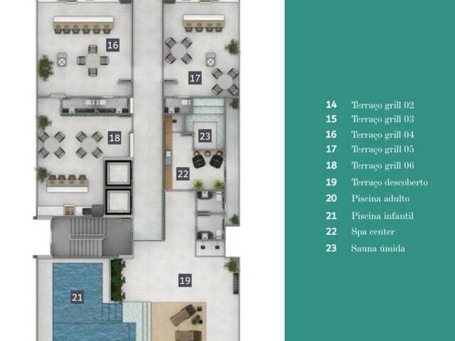 #6740 - Apartamento para Venda em Praia Grande - SP