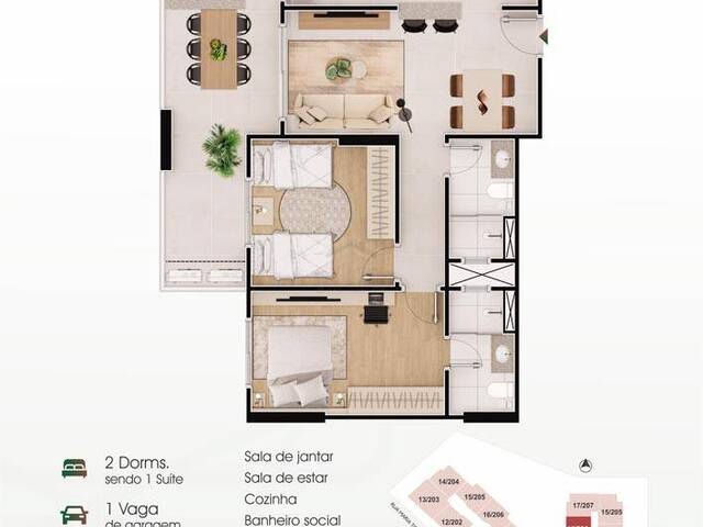 Apartamento para Venda em Praia Grande - 5