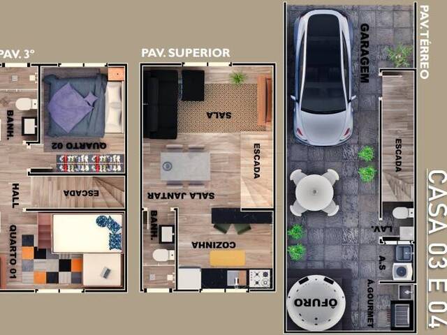 Casa em condomínio para Venda em Praia Grande - 4