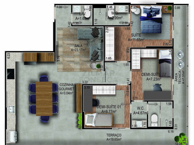 Apartamento para Venda em Praia Grande - 5