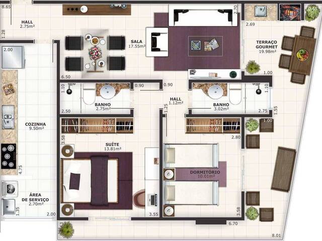 Apartamento para Venda em Praia Grande - 5